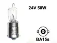 MINIHALOGEN 24V 50W BA15S - Yleisosat ja tarvikkeet - 69443 - 1