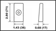 Perf metals anodi Honda BF60-BF250 (2-pakk.) - Veneen Anodit - 109463 - 1