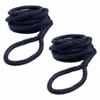 Qvarken Lepuuttajaköysi 10mm 2m navy sin 2kpl - Veneen kiinnitys - 111193 - 1