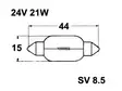 SAFRA 2425 24V 21W 15X43 - Yleisosat ja tarvikkeet - 68843 - 1