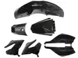 Tec-X Muovisarja, Musta, Derbi Senda R X-Treme 03-10, SM X-Treme 02-10 - Mopon & Skootterin Muovisarjat & tarrat - 96953 - 1