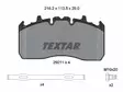 TEXTAR JARRUPALASARJA MERITOR ELSA 225-2 KÖGEL - Yleisosat ja tarvikkeet - 55783 - 1