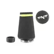 TNT Ilmasuodatin, Speed, Musta, Kiinitys Ø 28/35mm, (Ø 70 - 48mm x p. 100mm) - Mopon & Skootterin Ilmansuodattimet - 98613 - 1