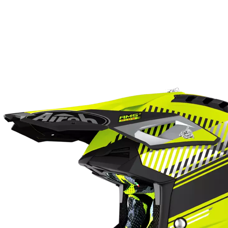 Airoh Aviator 3 Lippa Wave keltainen matta - MP Lipat & ruuvit - 107864 - 1