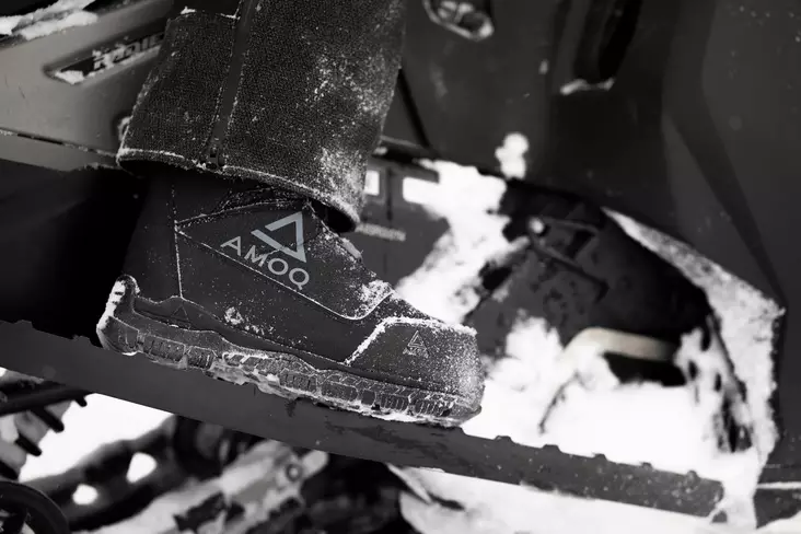 AMOQ Retain Dual Opti-Fit lacing Saappaat Musta/Harmaa 44 - Moottorikelkan Saappaat - 88674 - 1