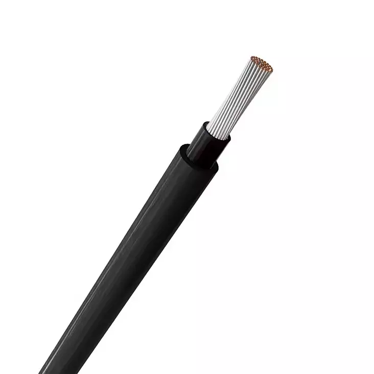 Aurinkopaneeli kaapeli 6 mm² musta 30 m rulla 1 kpl - Rengastarvikkeet - 115214 - 1