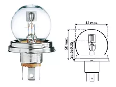 AUTOLAMPPU 1202 55/50W R2 P45T - Yleisosat ja tarvikkeet - 9874 - 1
