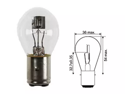 AUTOLAMPPU 1232 45/40W BA20D - Yleisosat ja tarvikkeet - 10734 - 1