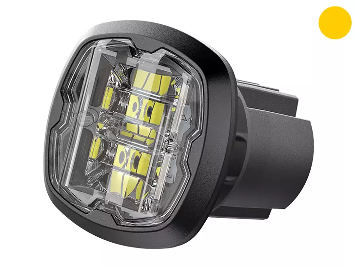 AXIXTECH CR06-W LEVEÄ KELT LED-VAROITUSVILKKU R65 CLASS 1 - Yleisosat ja tarvikkeet - 51904 - 1