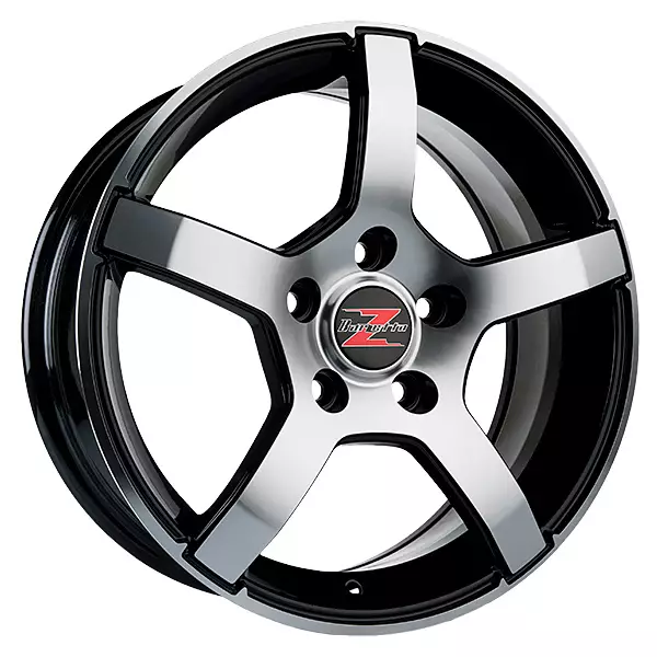 Barzetta Inverno Black Polished 6.5x16 Jako: 5x112 ET: 37 vanne - 16-tuumaiset - 3254 - 1