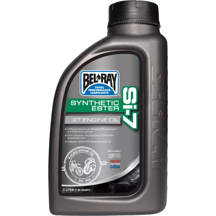 Bel-Ray Si-7 Synthetic 2T Engine Oil 1L - Moottoriöljyt - 84864 - 1