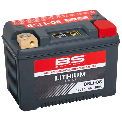 BS Battery BSLI-08 Lithiumakku - Yleisosat - Akut - 108144 - 1