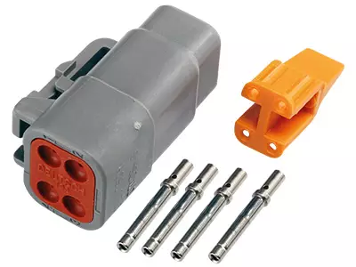 DEUTSCH DTM 4-NAP. PISTOKE NAARASLIITTIMIN - Yleisosat ja tarvikkeet - 51504 - 1