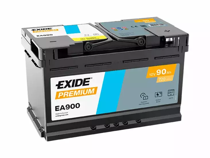 EA900 EXIDE PREMIUM 90AH 315X175X190 -/+ 720A - Yleisosat ja tarvikkeet - 45074 - 1