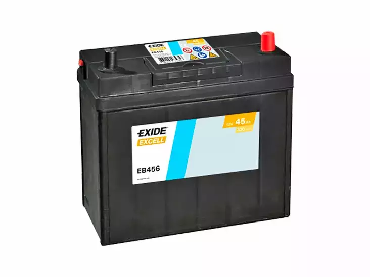 EB456 EXIDE EXCELL 45AH 237X127X227 -/+ 330A - Yleisosat ja tarvikkeet - 44814 - 1