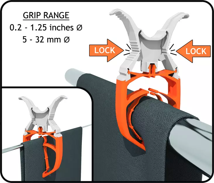 FIXCLIP 6-pack valkoinen - Veneen Tarvikkeet - 110214 - 1