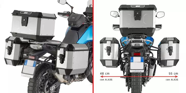 Givi Pannier Holder CF MOTO 450 Mt (2024) - Moottoripyörän Laukkujen kiinnityssarjat & tavaratelineet - 80314 - 1