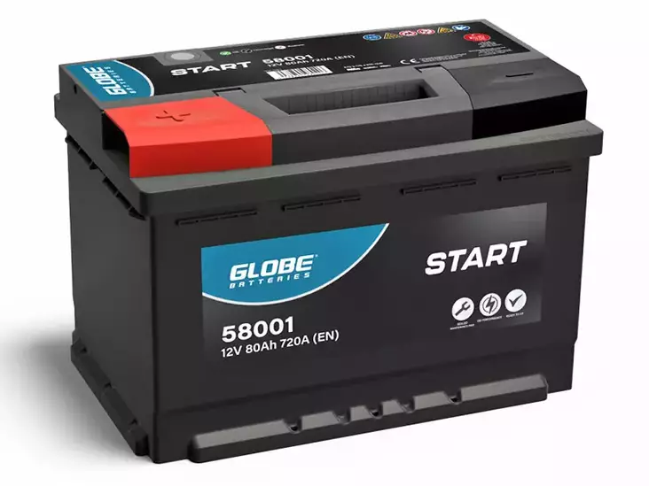 GLOBE SMF 80AH 278X175X190 +/- 720A EN - Yleisosat ja tarvikkeet - 46164 - 1
