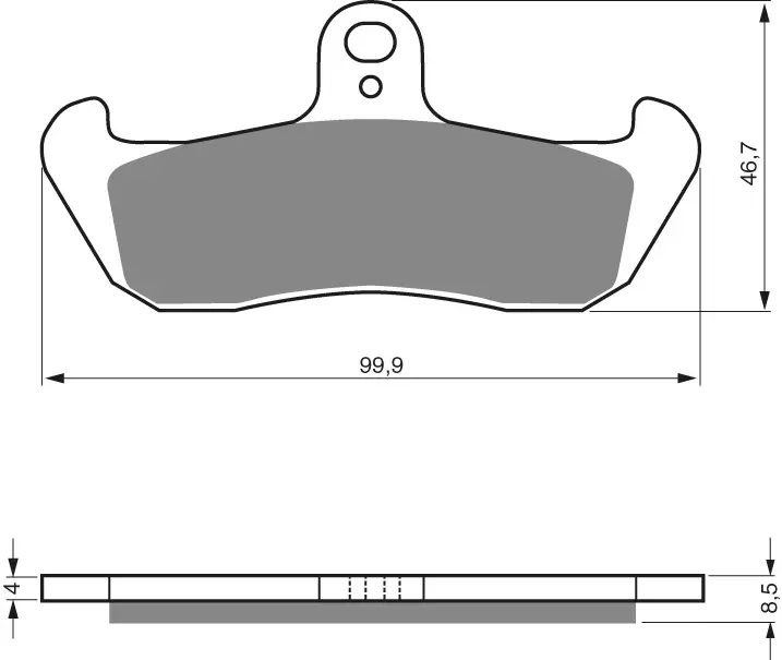 GOLDFREN Jarrupalat 006 Ceramic Carbon AD - Moottoripyörän Jarrupalat - 87534 - 1