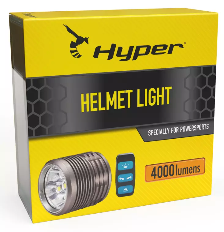 Hyper 4000 Kypärävalo - ATV Kypärän valo - 98744 - 1