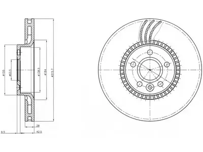 JARRULEVY DELPHI, 2 KPL / PKT, ETU, FORD S-MAX / - Yleisosat ja tarvikkeet - 15574 - 1