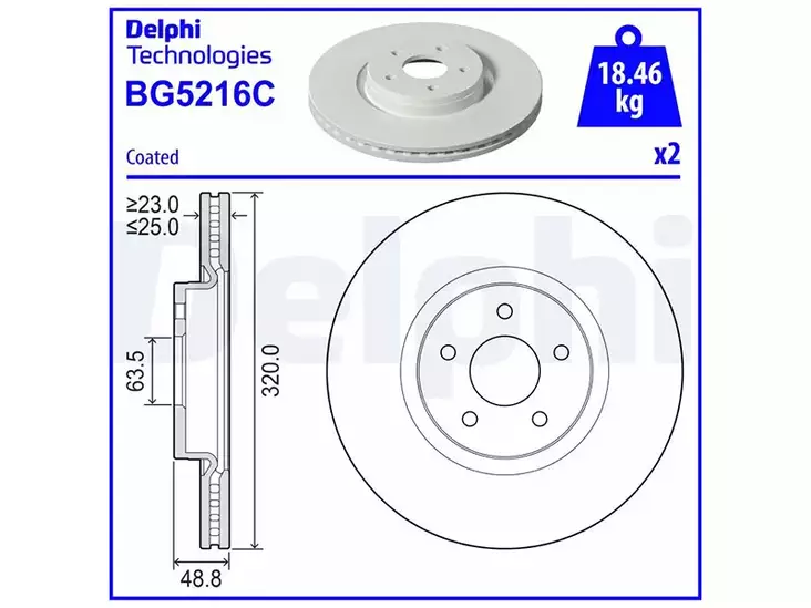 JARRULEVY DELPHI, 2 KPL / PKT, ETU, FORD / VOLVO - Yleisosat ja tarvikkeet - 15334 - 1