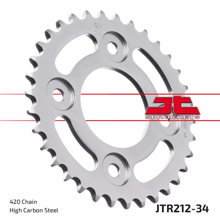 JT Takaratas JTR212.34 - Moottoripyörän Ketjut & rattaat - 99504 - 1