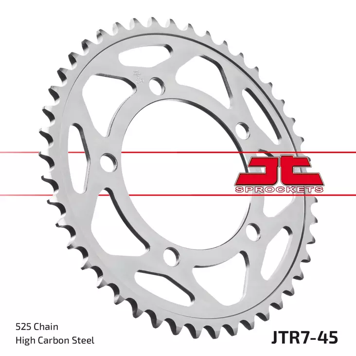 JT Takaratas JTR7.45 - Moottoripyörän Ketjut & rattaat - 99784 - 1