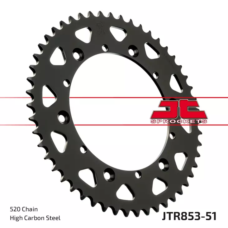 JT Takaratas JTR853.51 - Moottoripyörän Ketjut & rattaat - 100294 - 1