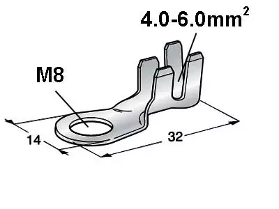 KAAPELIKENKÄ M8 4-6MM2 JOHDOLLE - Yleisosat ja tarvikkeet - 70094 - 1