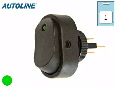 KEINUKYT.OVAL 0-1 LED 12V/20A VIH BLISTER - Yleisosat ja tarvikkeet - 53404 - 1