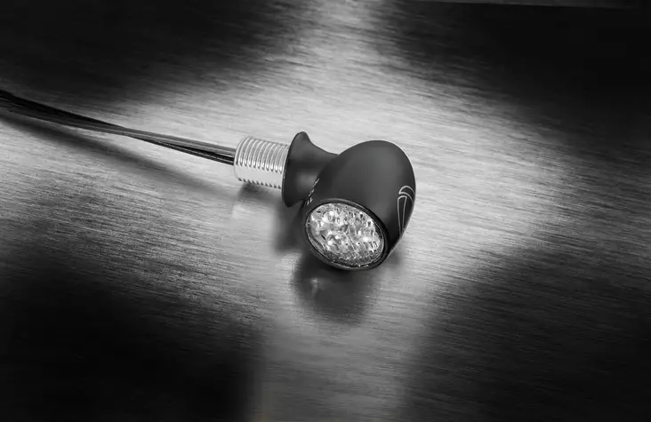 Kellermann Atto® DF LED mini indicator 3 in 1 black w/ clear glass - Moottoripyörän Valot, vilkut & heijastimet - 113814 - 1