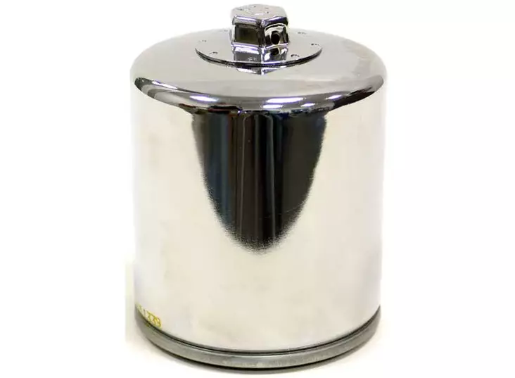 K&N Oil Filter Chrome - Moottoripyörän Öljynsuodattimet - 106254 - 1