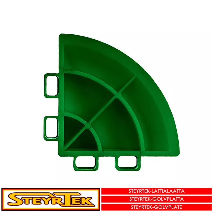 Lattialaatan kulmapala, leaf green 4 kpl - Lattialaatat - 115894 - 1