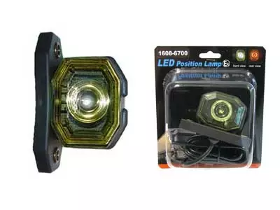 LED-ÄÄRIVALO KUMIVARSI 24V KORK.56MM KELT. - Yleisosat ja tarvikkeet - 50474 - 1