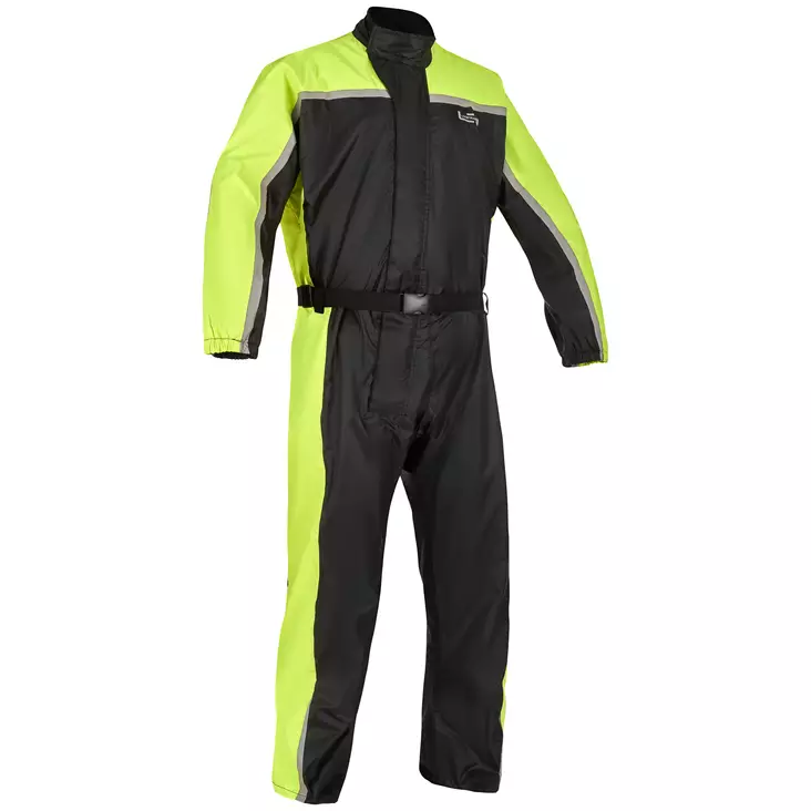 Lindstrands sadehaalari Sidvallen one piece Musta/HV keltainen XL - ATV Sadevaatteet - 89384 - 1