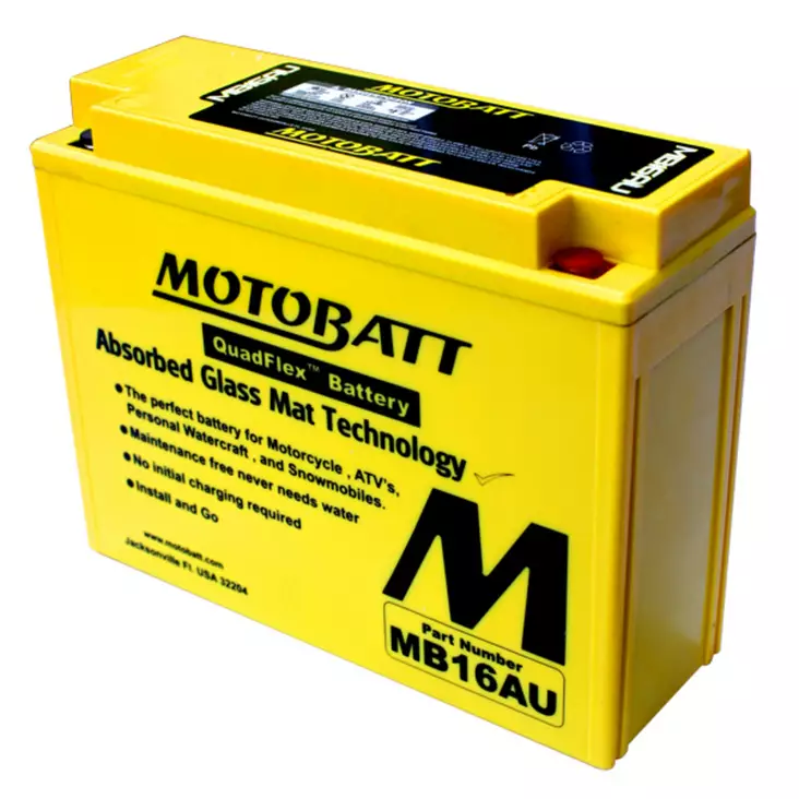 Motobatt akku, MB16AU - Yleisosat - Akut - 107774 - 1