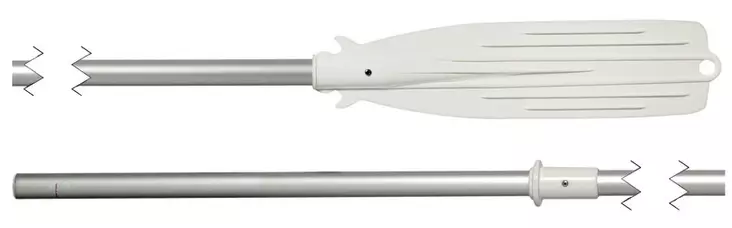 Muovi/alumini airo 35x190 - Veneen Airot, melat, hankaimet & venehaat - 91794 - 1