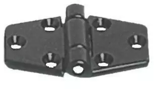 Muovi Sarana 65x40 mm musta - Veneen Saranat - 90804 - 1