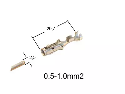NAARASLIITIN 0,5-1MM2 --> -01200 - Yleisosat ja tarvikkeet - 73234 - 1