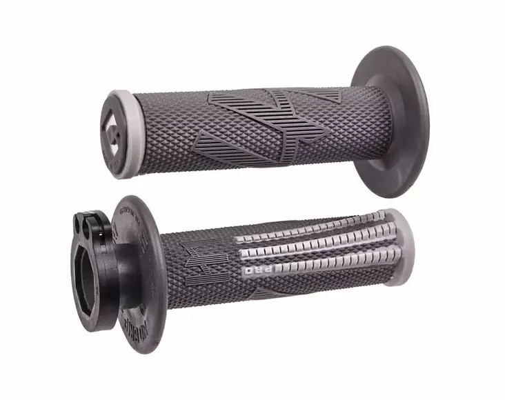 ODI EMIG PRO V2 Lock-On Grip GRAPHITE / Grey - Moottoripyörän Ohjaus & hallinta - 81574 - 1