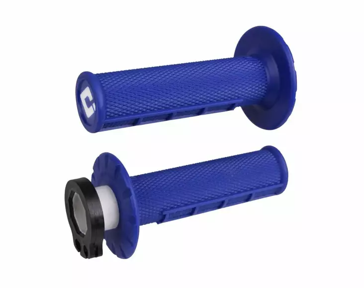 ODI Half-Waffle MX Lock-On Grip Set Blue - Moottoripyörän Ohjaus & hallinta - 81694 - 1