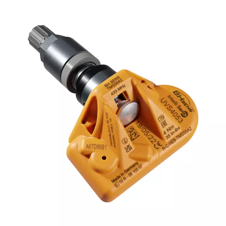 Ohjelmoitava IntelliSens TPMS-rengaspaineanturi UVS4053 Premium, titanium metalliventtiili - TPMS rengaspaineanturit - 115734 - 1