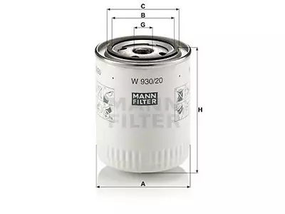 ÖLJYNSUODATIN MANN, LAND ROVER - Yleisosat ja tarvikkeet - 63854 - 1