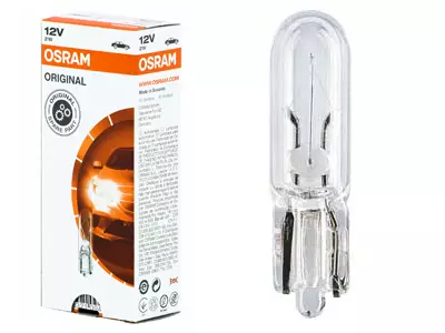 OSRAM ORIGINAL 12V 2W W2X4,6D - Yleisosat ja tarvikkeet - 73804 - 1