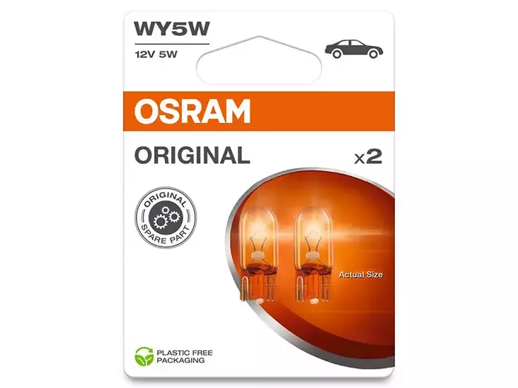 OSRAM ORIGINAL 12V WY5W DOUBLE - Yleisosat ja tarvikkeet - 74724 - 1