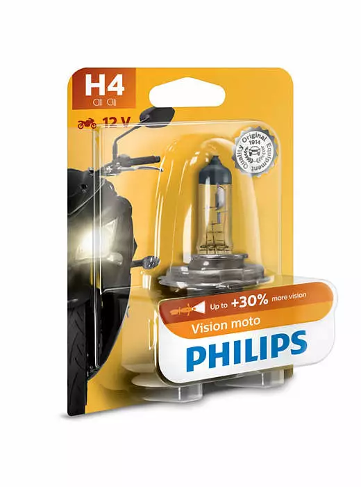 Philipis Polttimo H4 CityVision Moto 12V/60/55W/P43t-38 - Veneen Polttimot - 111154 - 1