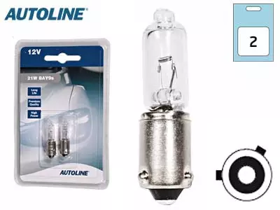 POLTTIMO 12V 21W BAY9S /2KPL BLISTER - Yleisosat ja tarvikkeet - 68874 - 1