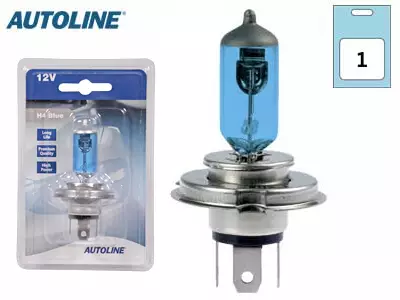 POLTTIMO AUTOLINE 12V H4 SININEN BLISTER - Yleisosat ja tarvikkeet - 69014 - 1