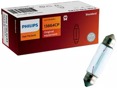 POLTTIMO PHILIPS FESTOON 24V T10,5X43 5W SV8,5 - Yleisosat ja tarvikkeet - 74434 - 1